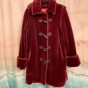 Regal Faux Fur Burgundy Size Medium